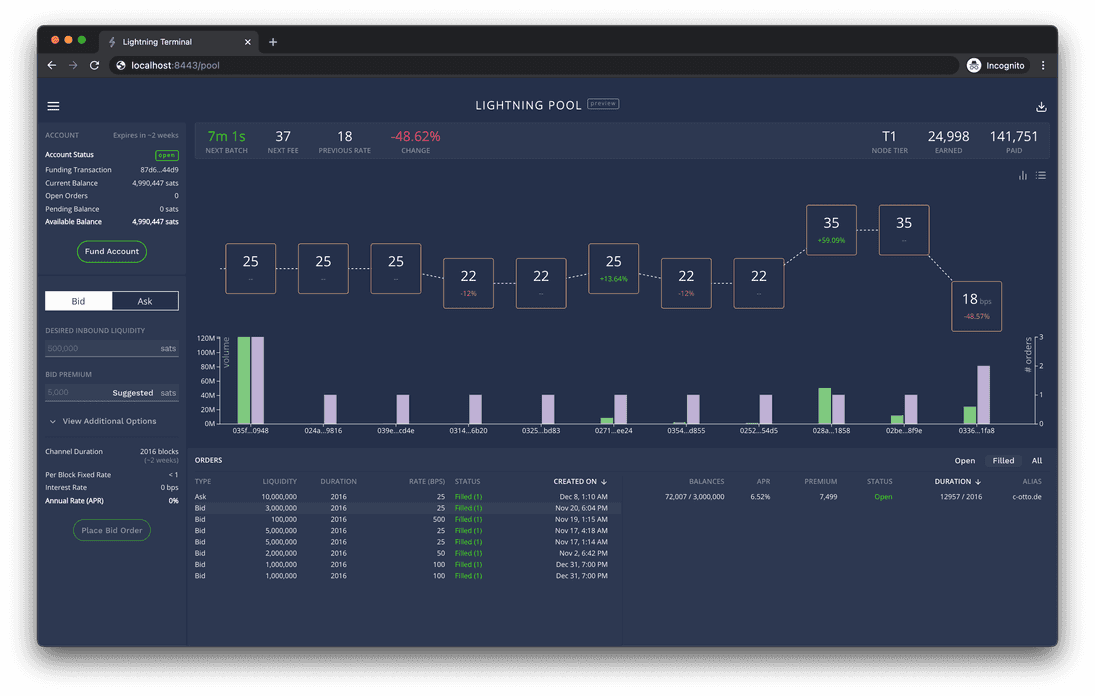 Pool UI